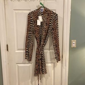 Nanushka animal print dress